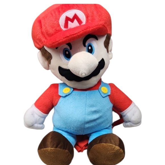 Nintendo Other - Nintendo Mario Plush Stuffed Backpack  Like New